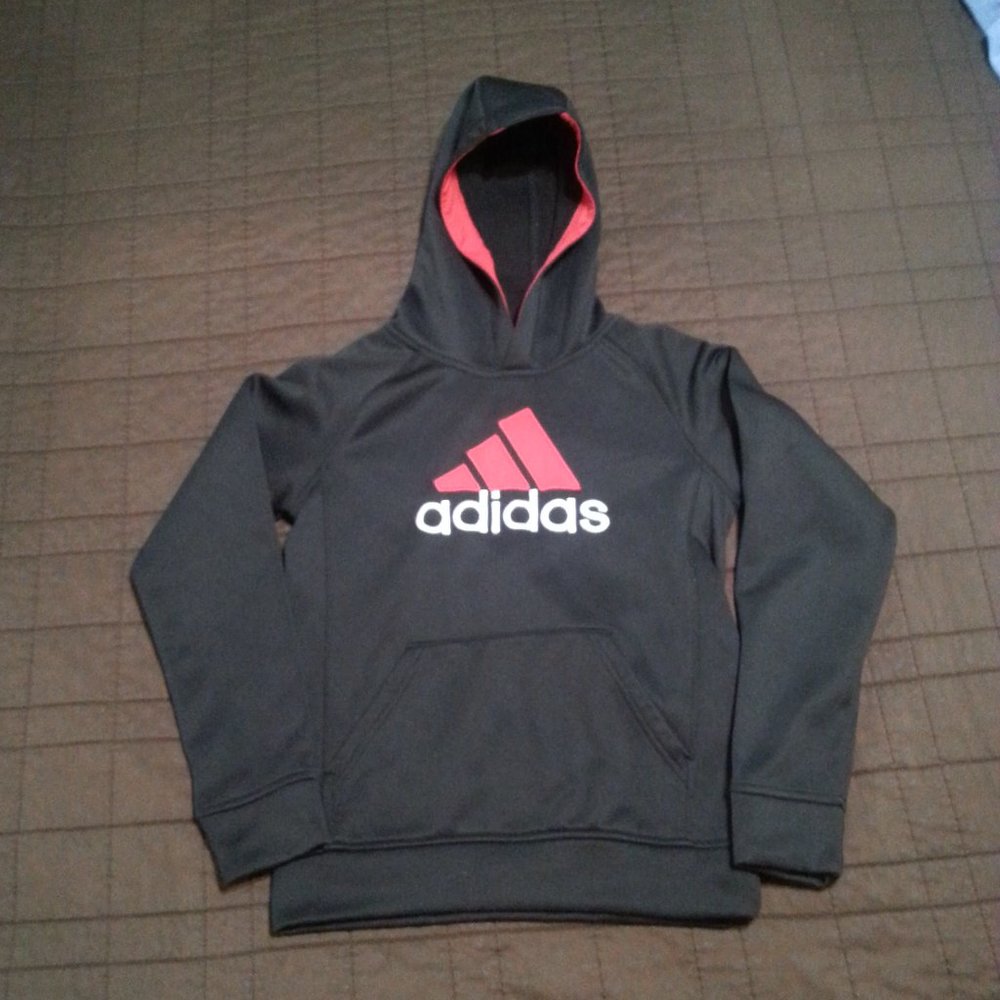 Adidas Hoodie Sweater Sweatshirt Black(embroidered) Climawarm